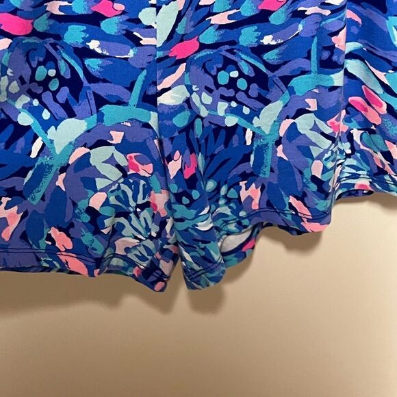 NWOT Lilly Pulitzer Women's Calla Romper Royal Purple Party Wave Sz XS - Picture 8 of 8